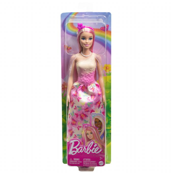 Barbie Royal -nukke vaaleanpunaisilla hiuksilla version 2