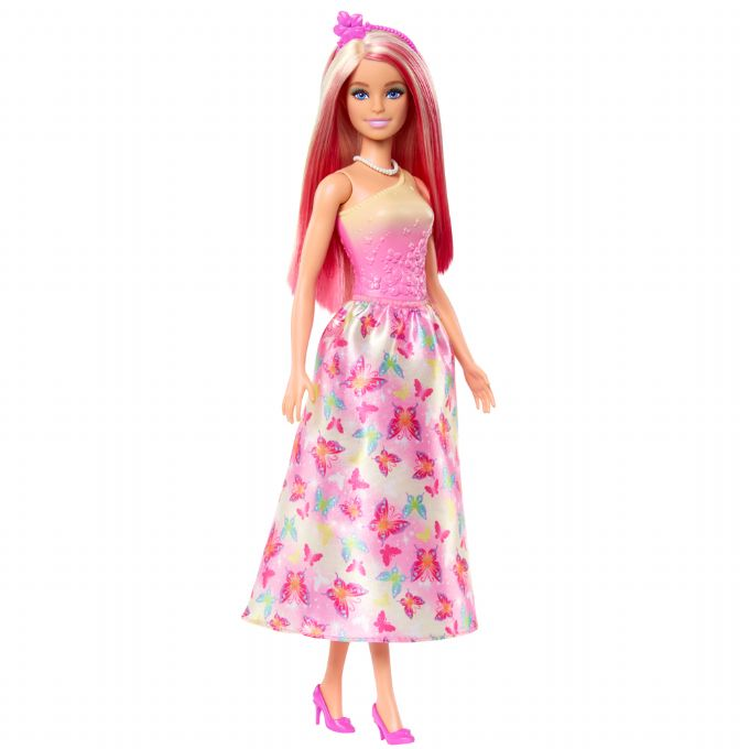 Barbie Royal -nukke vaaleanpunaisilla hiuksilla version 1