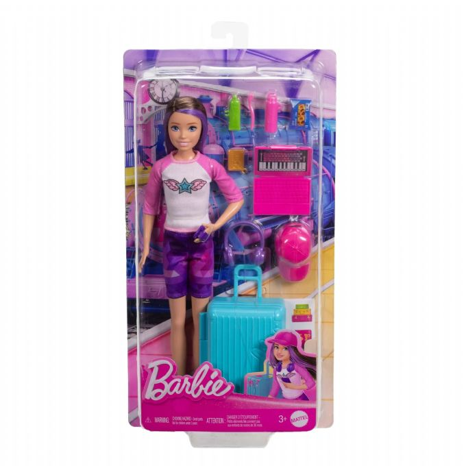 Barbie Skipper reisedukke med koffert version 2