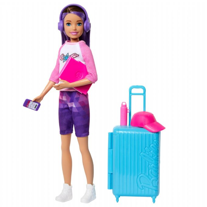 Barbie Skipper reisedukke med koffert version 3
