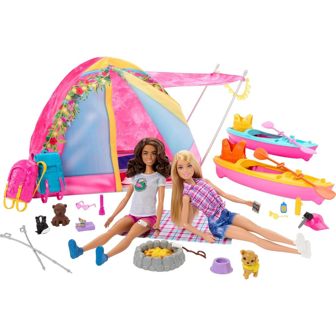 Barbie Dukker Camping Telt Playset - DKK 392 - Spar 34%