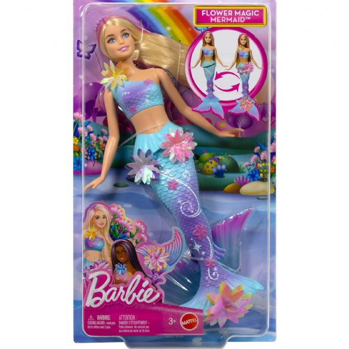 Barbie Kukkaisloisto Taikamerinukkke version 2