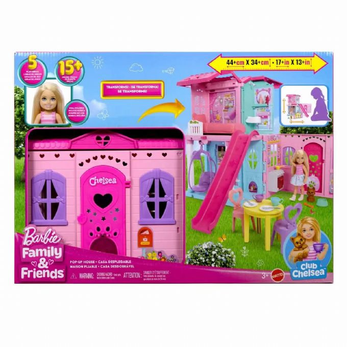 Barbie Dukkehus Chelsea Pop Up House version 2