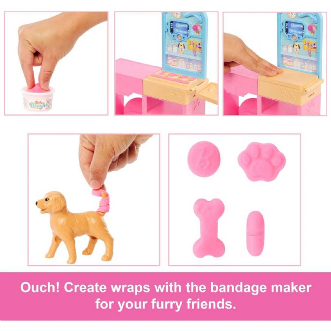 Barbie Fast Cast Pet Vet -klinikka version 4