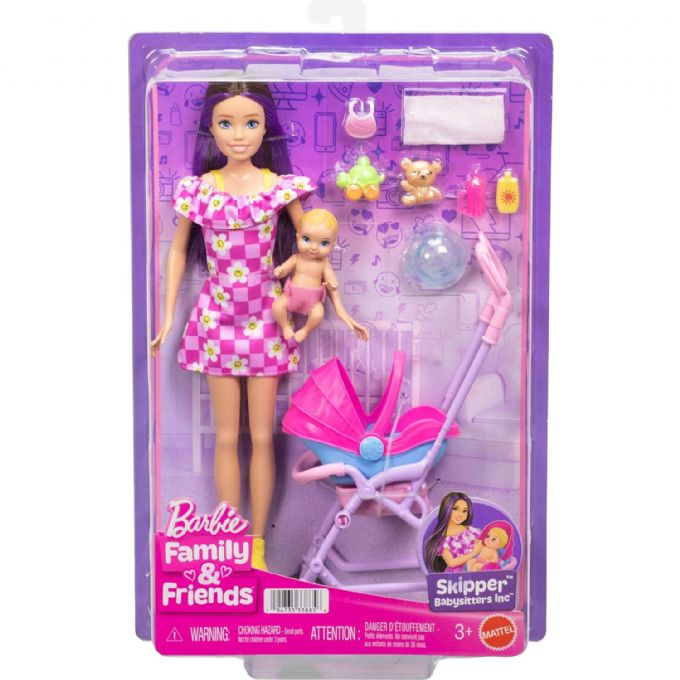 Barbie Skipper Babysitters Playset Barnevahvituett version 2