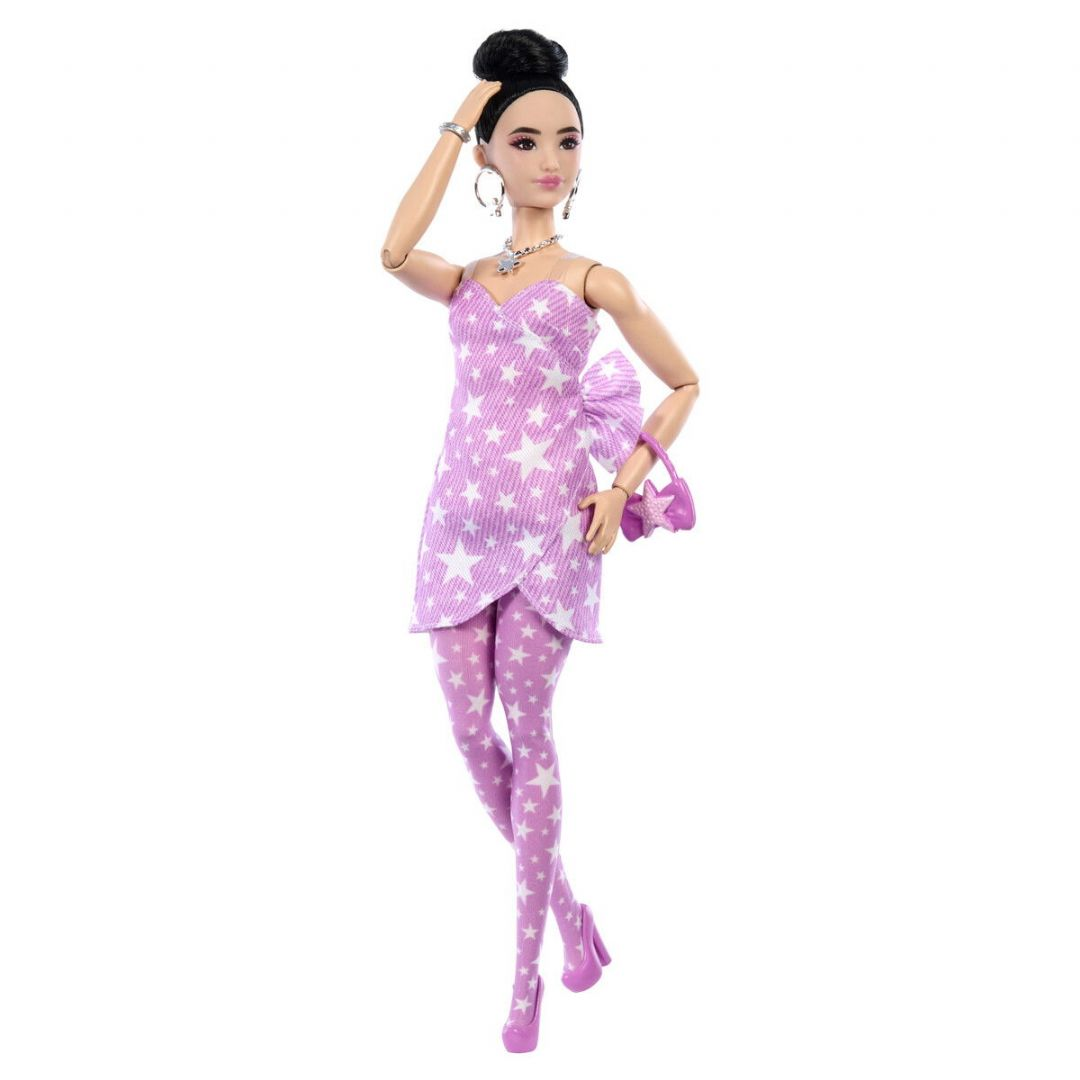 Barbie Deluxe Style Pink Denim Star Wrap