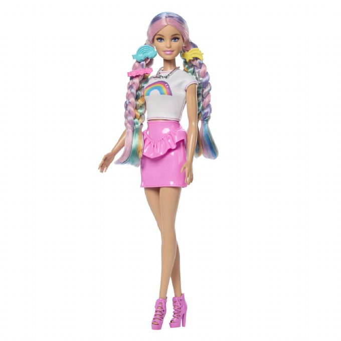 Barbie Regenbogen-Glitzerhaar- version 3