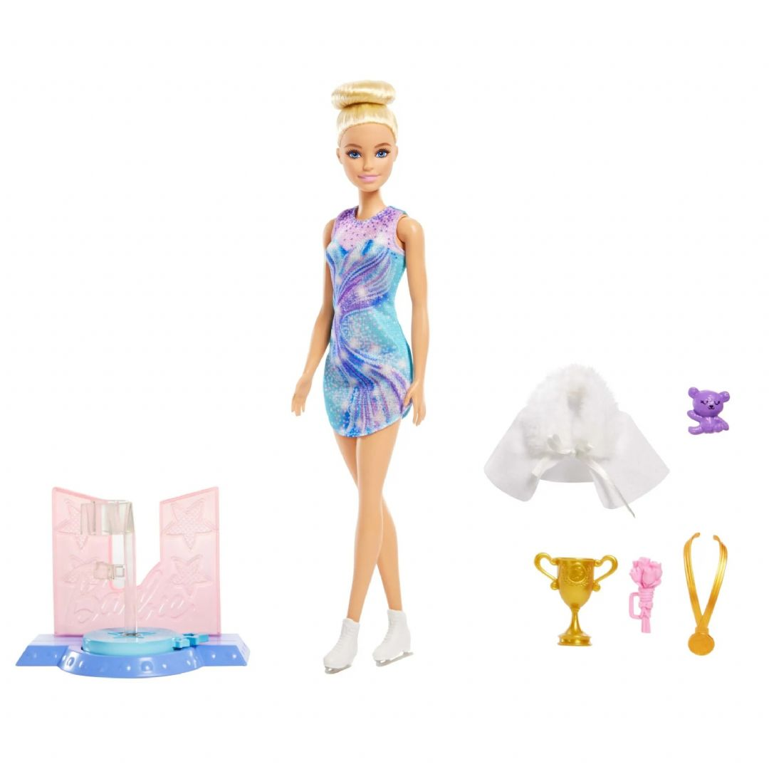 Barbie Isskøjter Dukke Plyaset