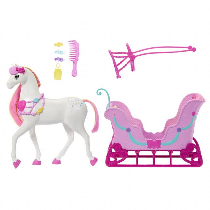 Barbie Nutcracker Horse + Sled Playset version 1