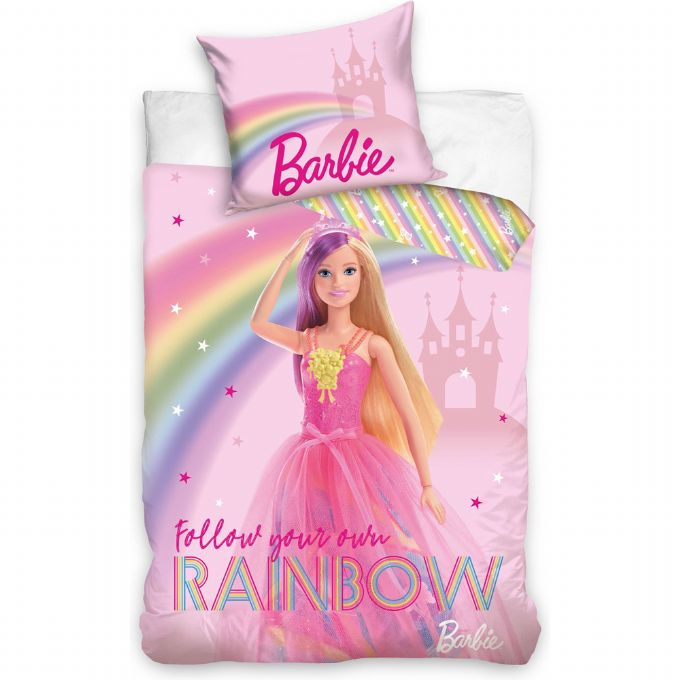 Barbie Rainbow vuodevaatteet 140x200 version 1