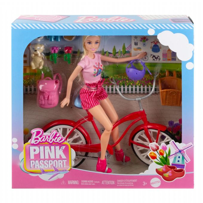 Barbie Passport Cykel med Dukke version 2