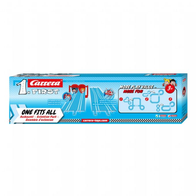 Carrera First -jatkopakkaus kilpailurataan version 2