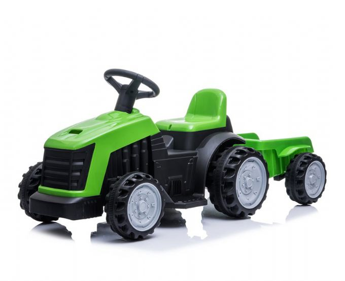 Azeno 6V traktor med henger Elbil for barn 001760
