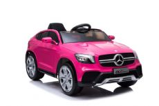 Mercedes GLC Coupe vaaleanpunainen 12 volttia