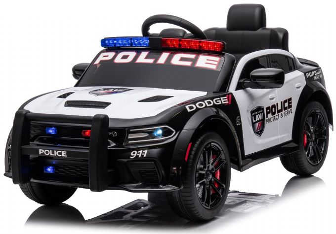 Dodge Charger politibil 12V Elbil for barn 003573 El-biler