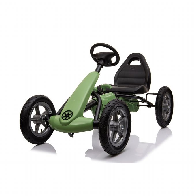 Elitetoys Gokart GT med gummihjul Azeno pedalbil for barn 004167 Go-Kart