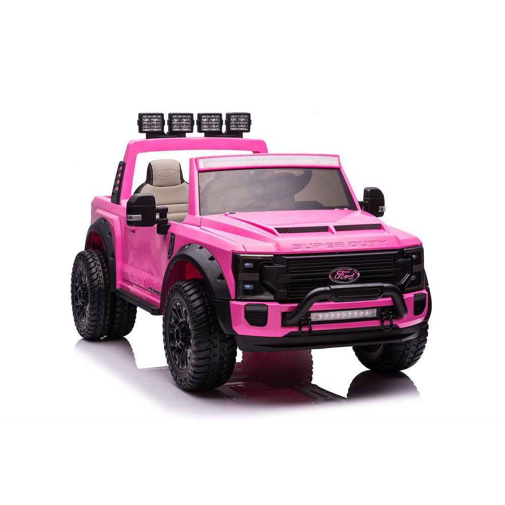 Sähköauto Ford Duty F450 Pinkki 4x24V Sähköauto lapsille 951492