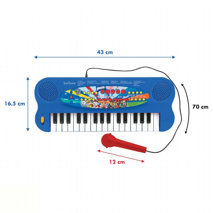Paw Patrol keyboard with microphone version 4