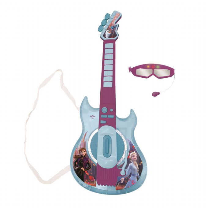 Electric Guitar with Microphone in Glasses version 1