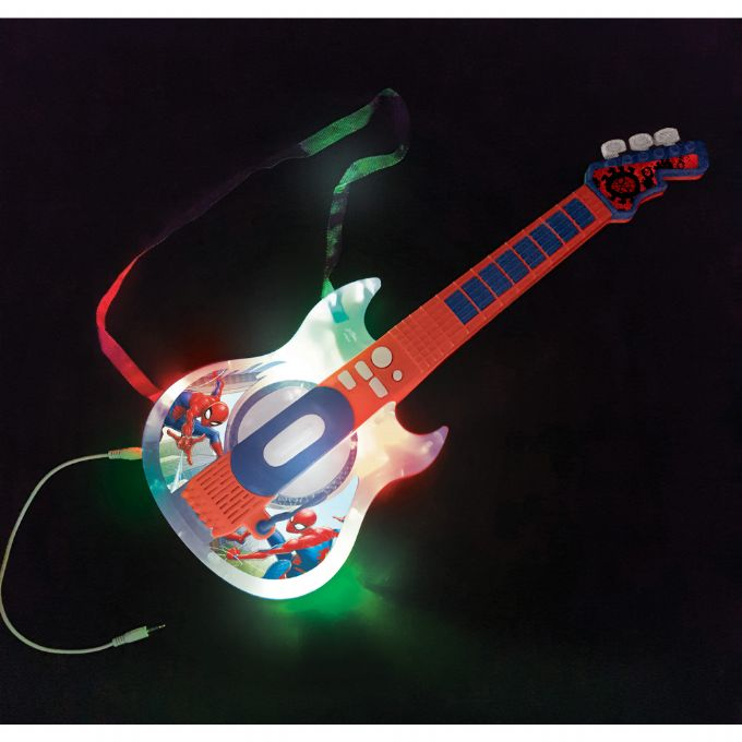 Elektronisk Spiderman Guitar m Tilbehr version 3