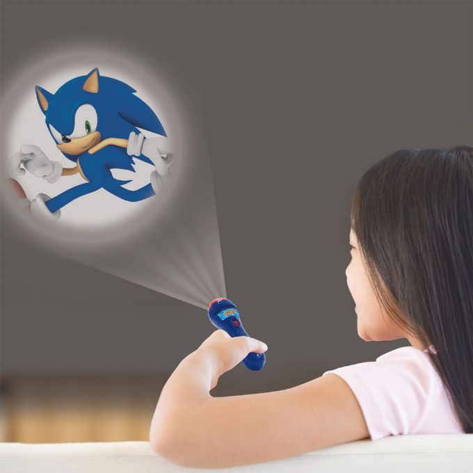 Sonic ficklampa med projektor version 3