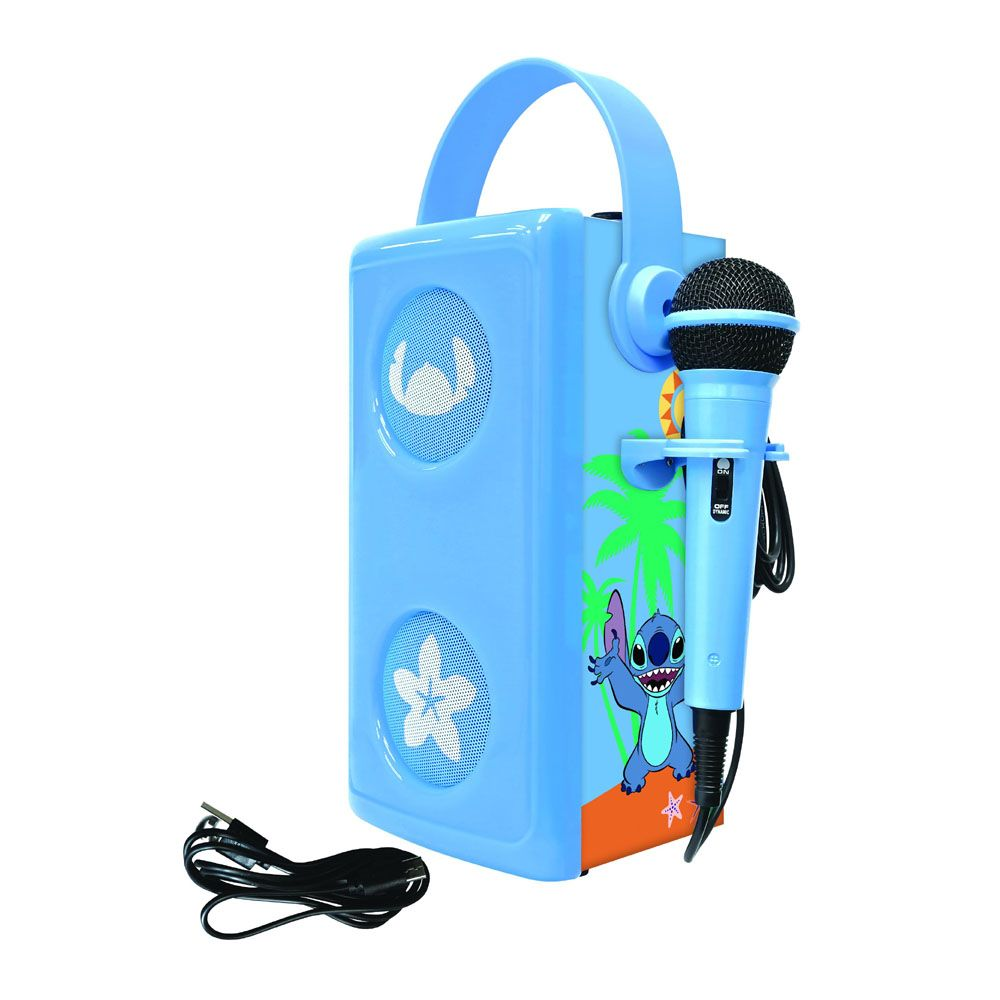 Stitch Bluetooth-høyttaler med mikrofon Disney Karaoke maskin 107004