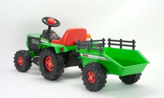 Traktor med slp elbil 6V version 2