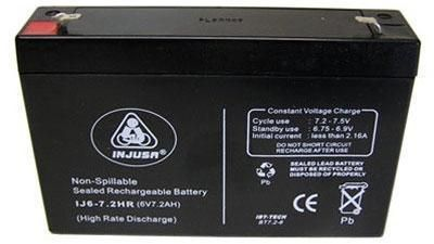 Rechargeable battery 6v 7.2 AH version 1