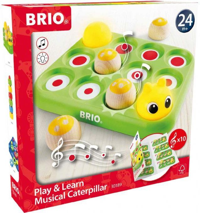 BRIO Lr og leg, musikalsk larve version 2