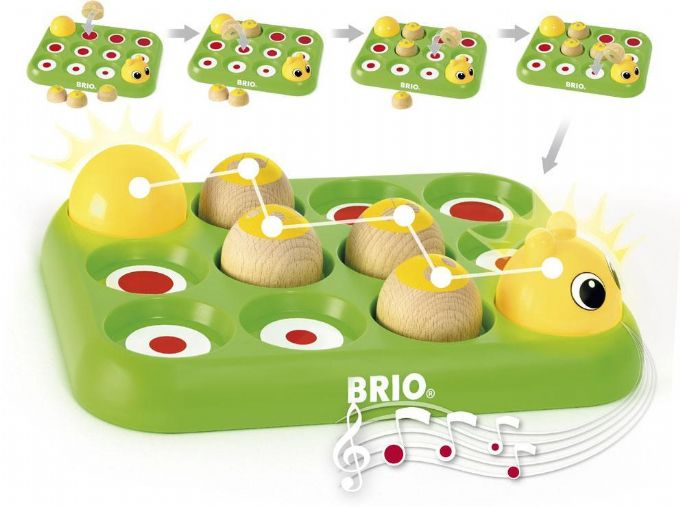 BRIO Lr og leg, musikalsk larve version 3