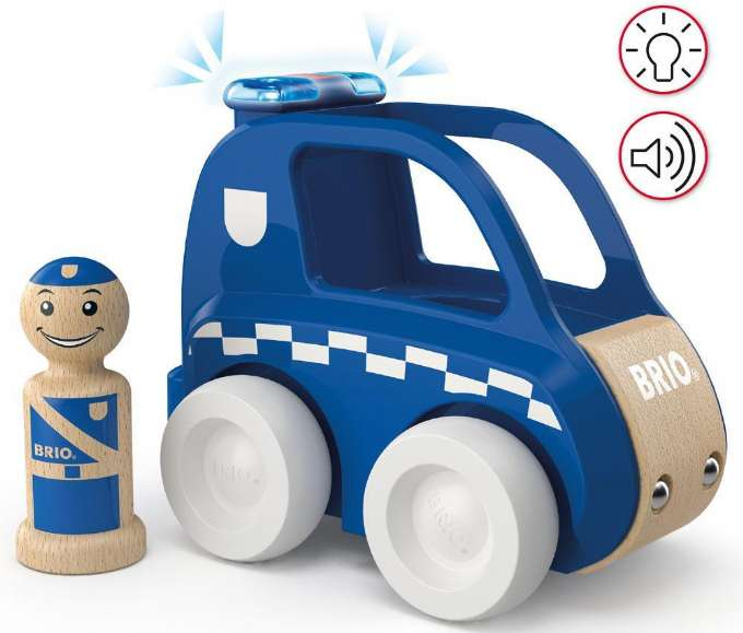 Poliisiauto ni- ja valotehosteilla version 3