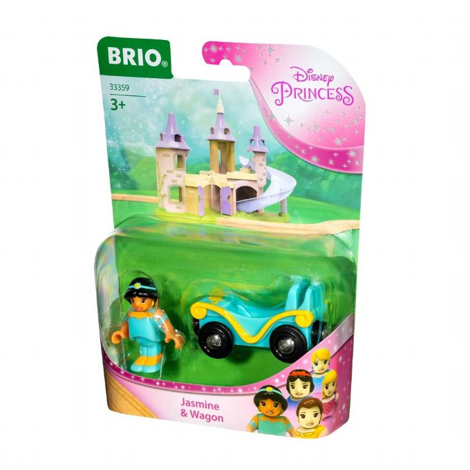 Disneyprinsessa Jasmine och vagn version 2