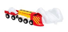 Train with snowplow
