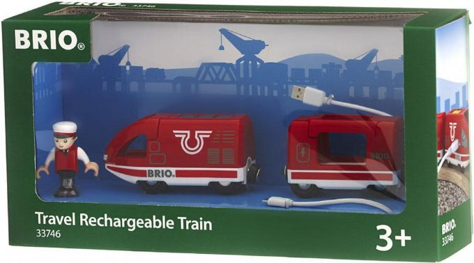 BRIO Genopladeligt tog, via USB - tog Shop - Eurotoys.dk