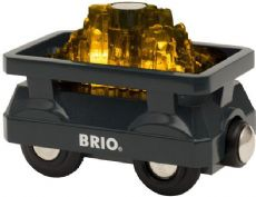 Fraktvagn med guld och ljus
