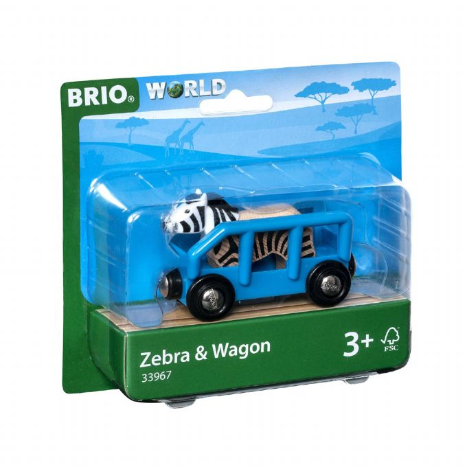 Zebra och vagn version 2