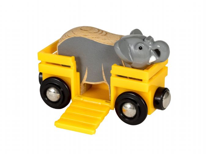 Billede af Elefant og vogn