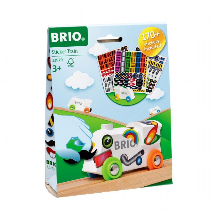 BRIO Tog med klistremerker version 3