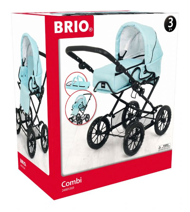 BRIO Doll Pram Combi Turquoise version 2