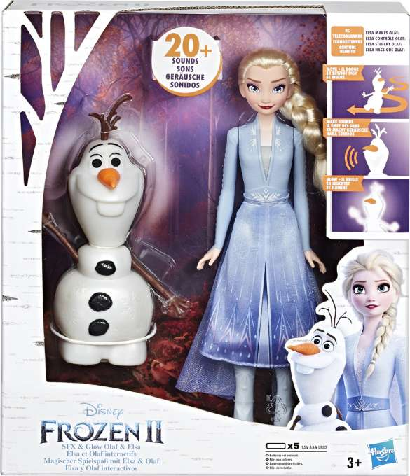 Frost 2 Elsa Doll og Olaf med lyd og lys version 2