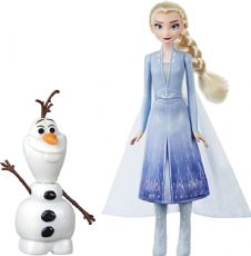 Frost 2 Elsa Doll och Olaf med ljud och ljus