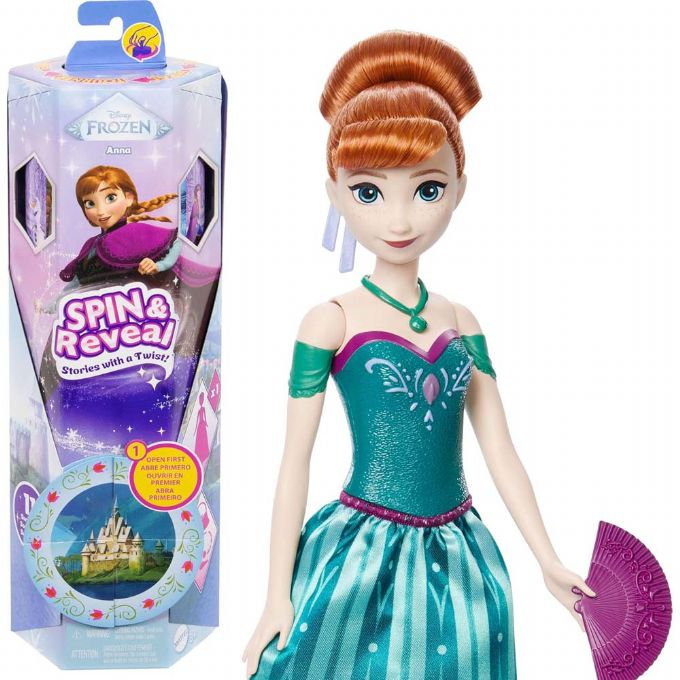 Disney Frozen Spin + Reveal Anna -nukke version 2