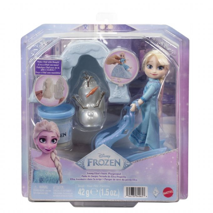 Elsa-dukke med Snow Playground lekeesett version 2