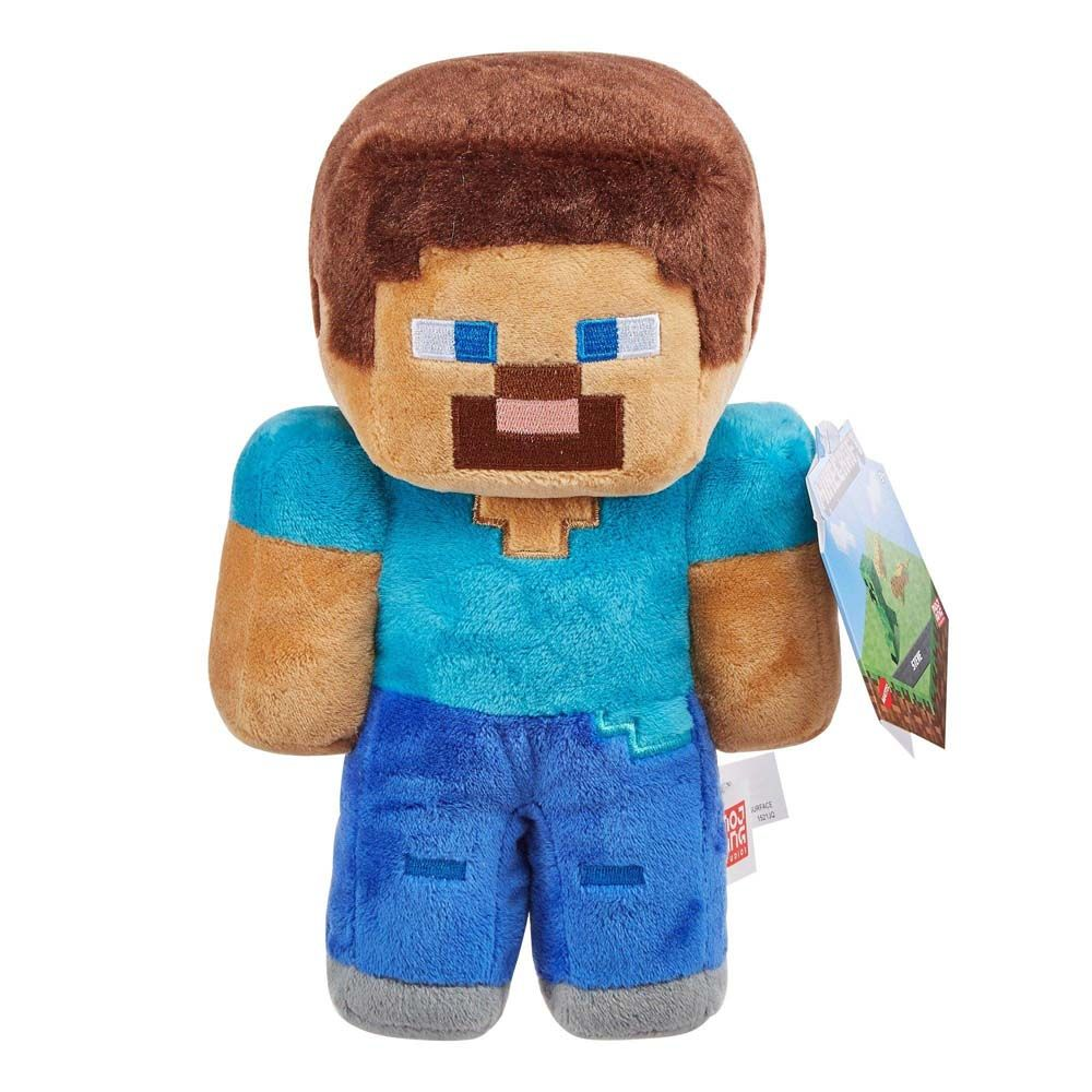 Minecraft Steve Bamse 20 cm
