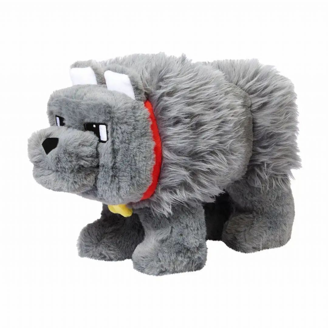 Minecraft Dennis the Wolf Deluxe Bamse