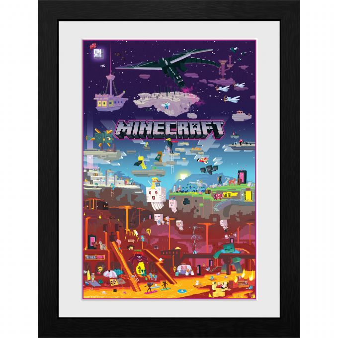 Minecraft juliste 30x40 cm version 1