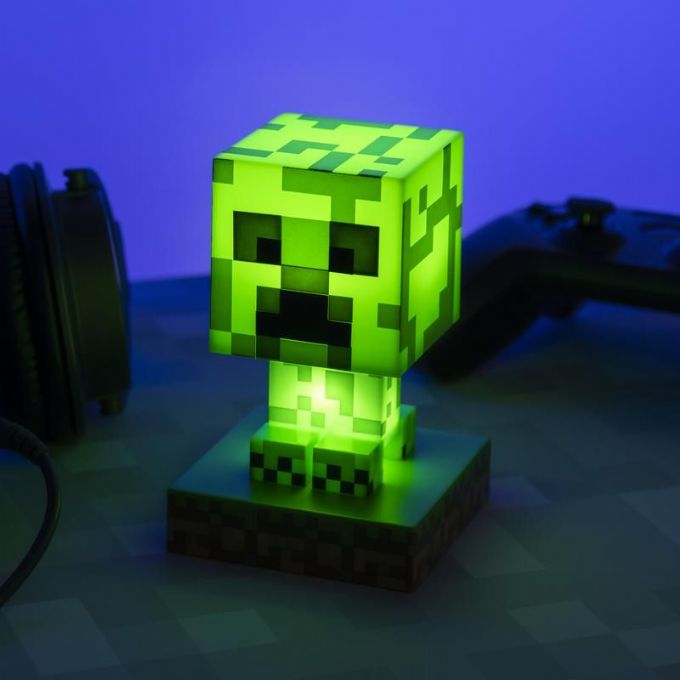 Minecraft Creeper figuuri valolla 11cm version 3