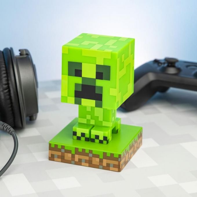 Minecraft Creeper figuuri valolla 11cm version 4