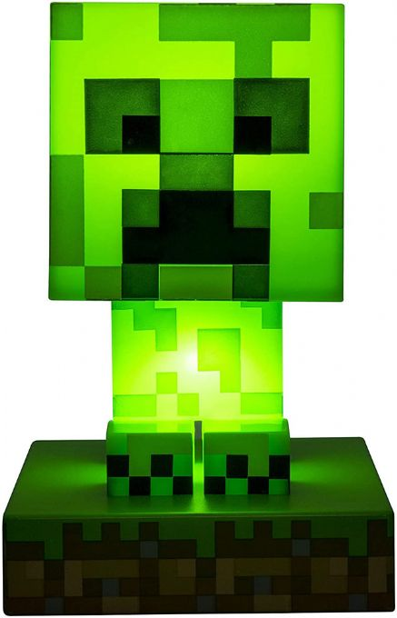 Billede af Minecraft Creeper Figur med Lys 11cm