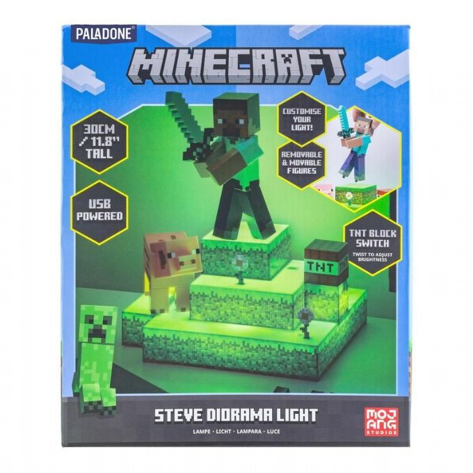 Minecraft Diorama -hahmolamppu version 2